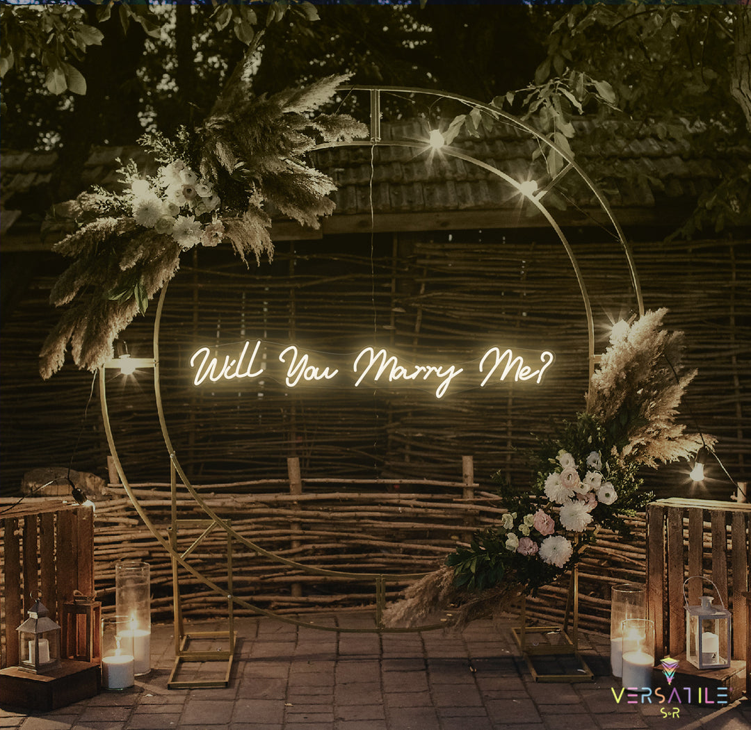 Will You Marry Me? Neon Sign