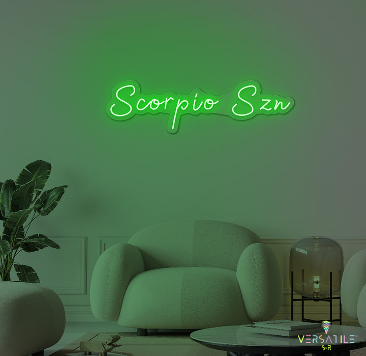 Scorpio SZN Neon Sign
