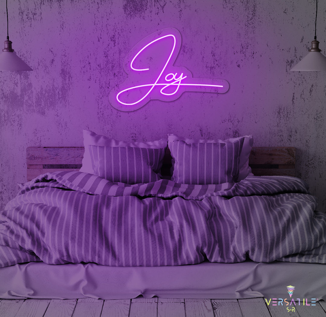 Joy Neon Sign