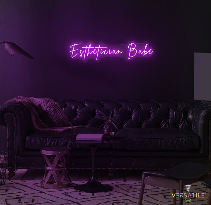 Esthetician Babe Neon Sign