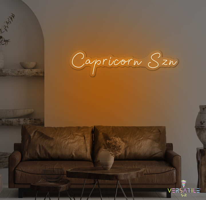 Capricorn SZN Neon Sign