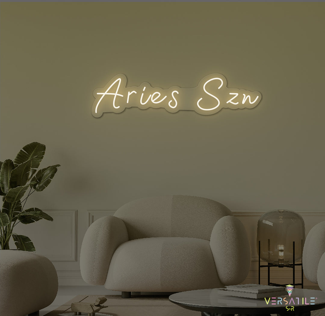 Aries SZN Neon Sign