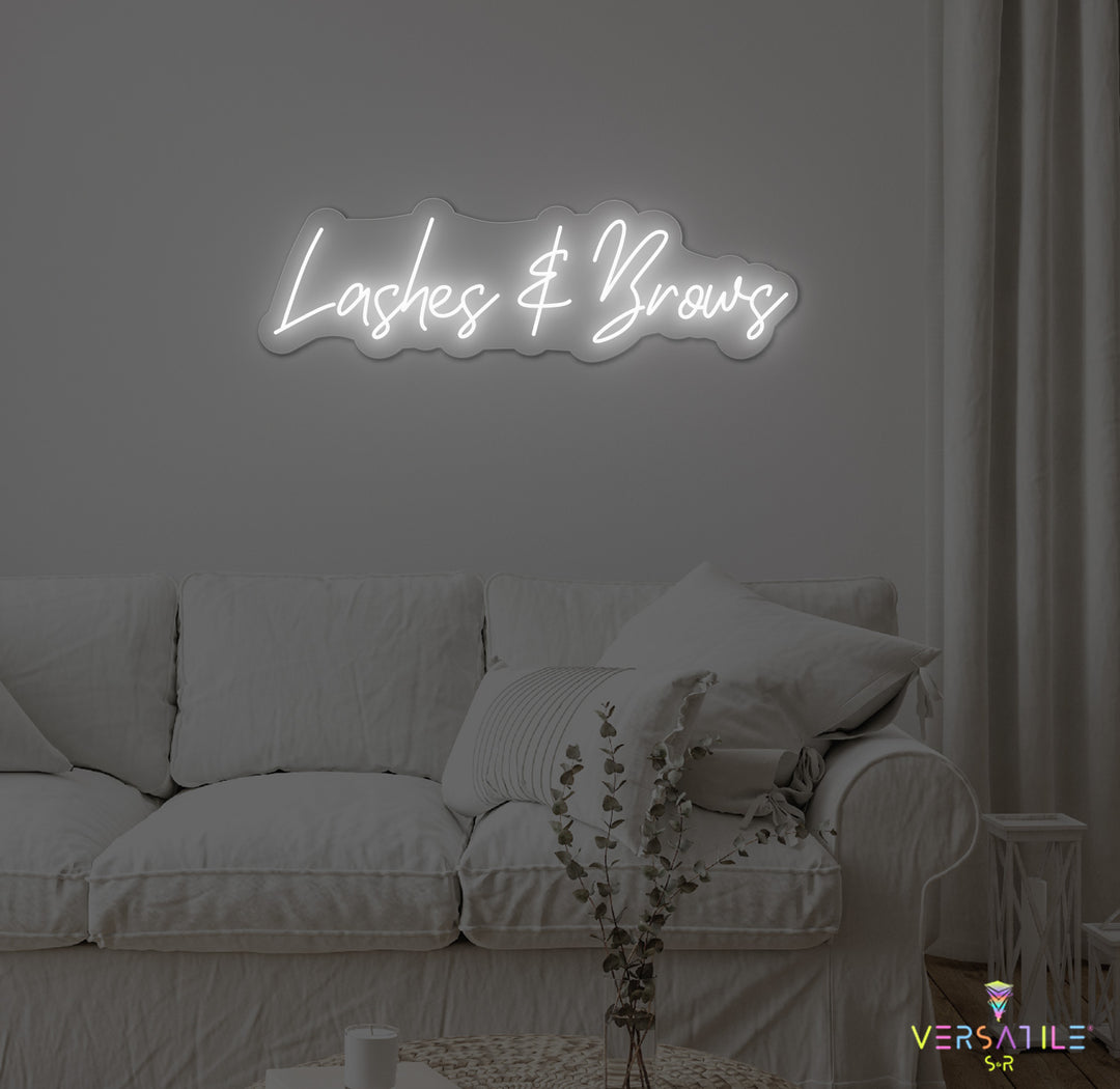 Lashes & Brows Neon Sign