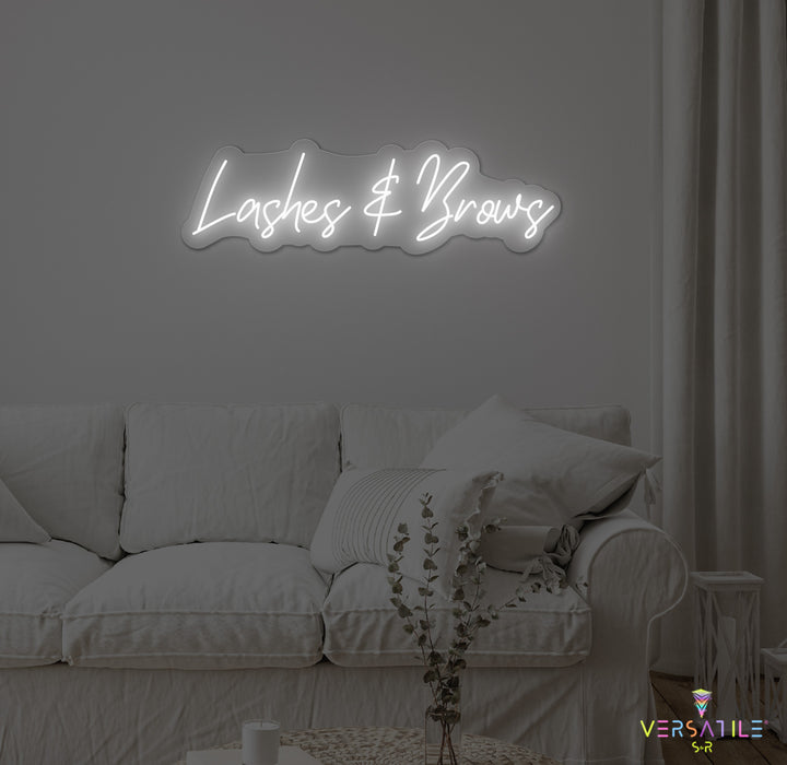 Lashes & Brows Neon Sign