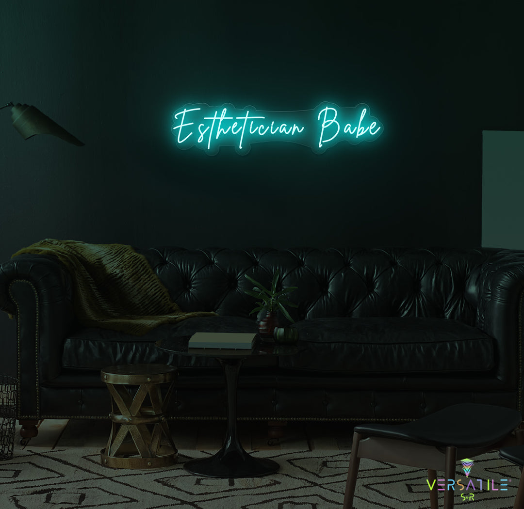 Esthetician Babe Neon Sign