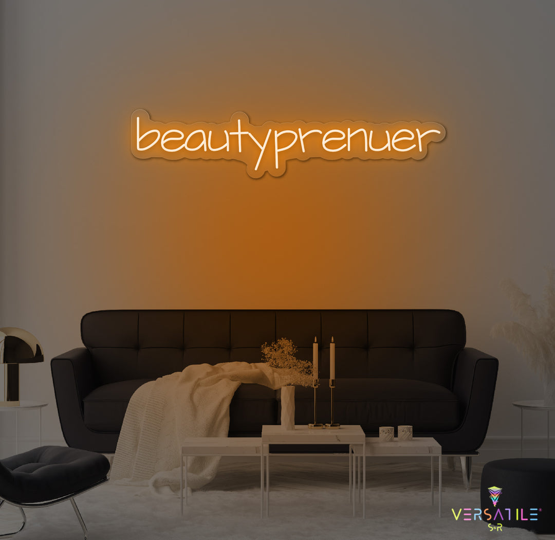 Beautyprenuer Neon Sign