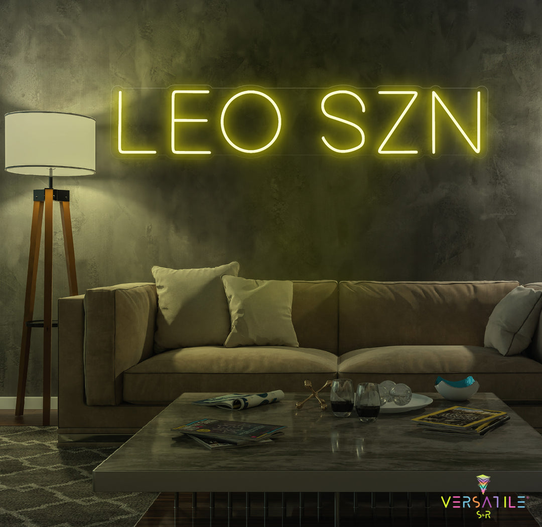 Leo SZN Neon Sign