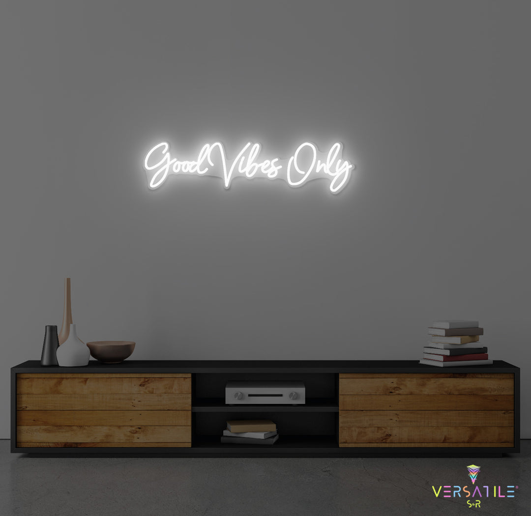 Good Vibes Only Neon Sign