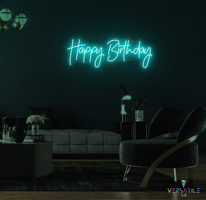 Happy Birthday Neon Sign