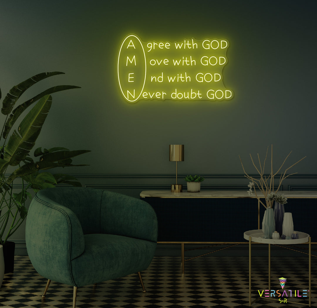 Amen Neon Sign