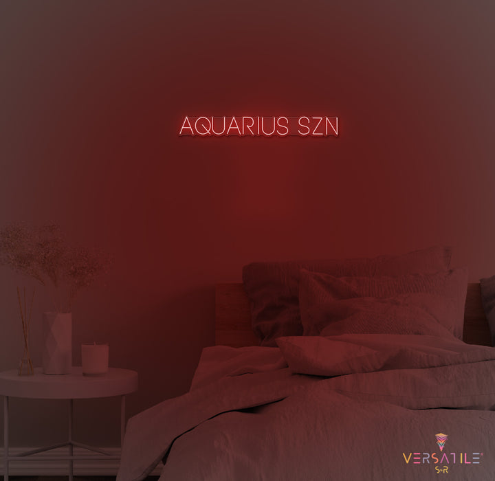 Aquarius SZN Neon Sign