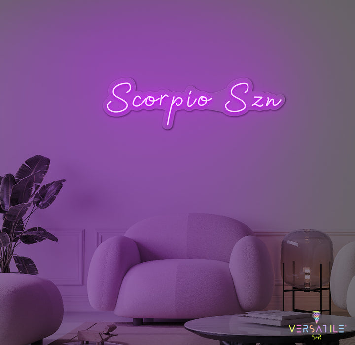 Scorpio SZN Neon Sign