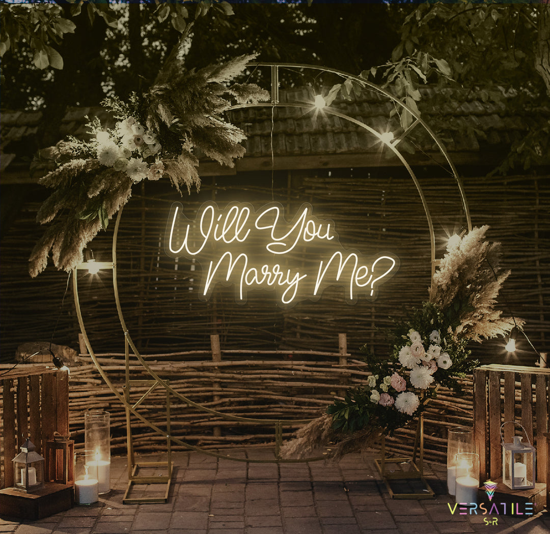 Will You Marry Me? Neon Sign