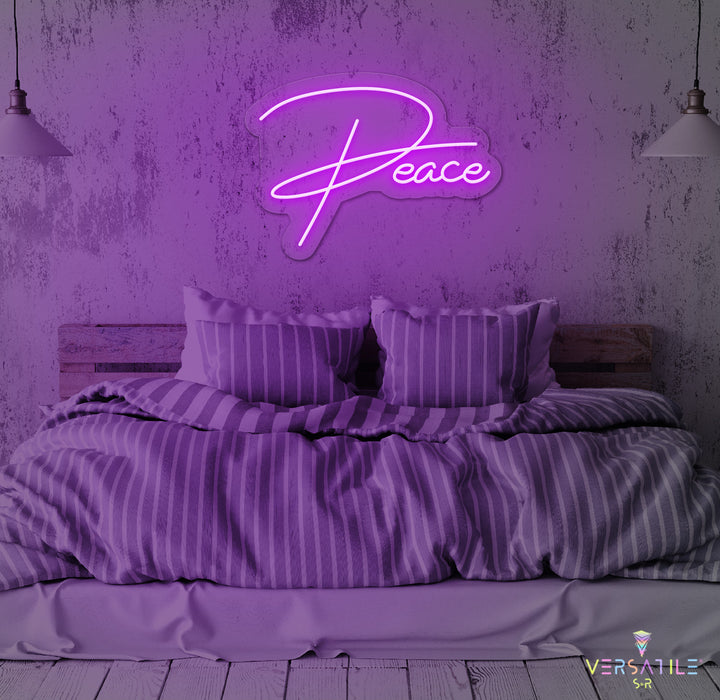 Peace Neon Sign