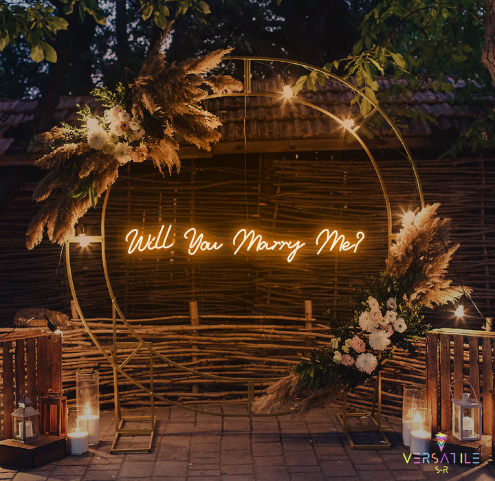Will You Marry Me? Neon Sign
