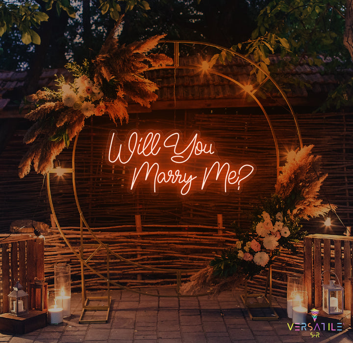 Will You Marry Me? Neon Sign