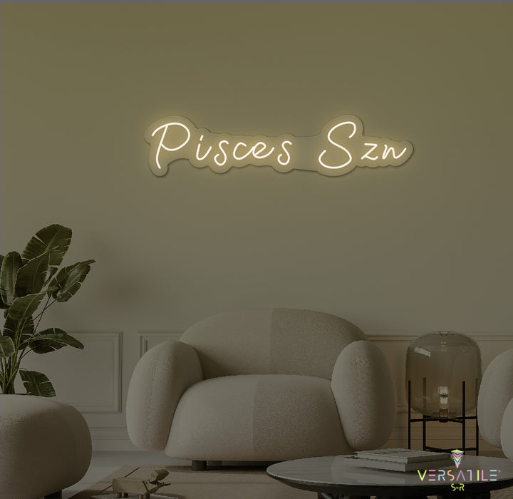 Pisces SZN Neon Sign