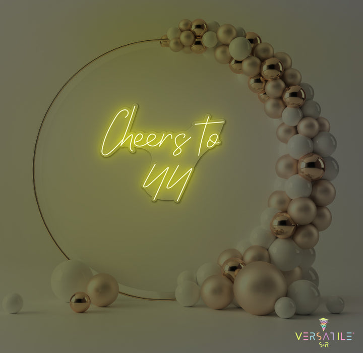 Cheers to 44 Neon Sign