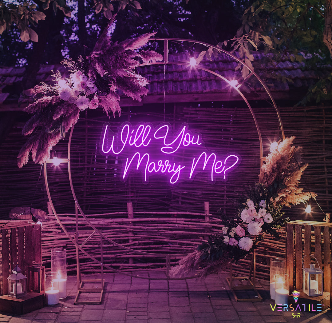 Will You Marry Me? Neon Sign