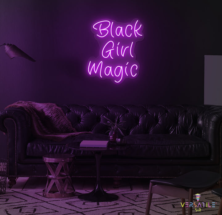 Black Girl Magic Neon Sign