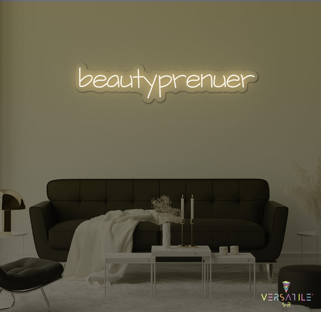 Beautyprenuer Neon Sign