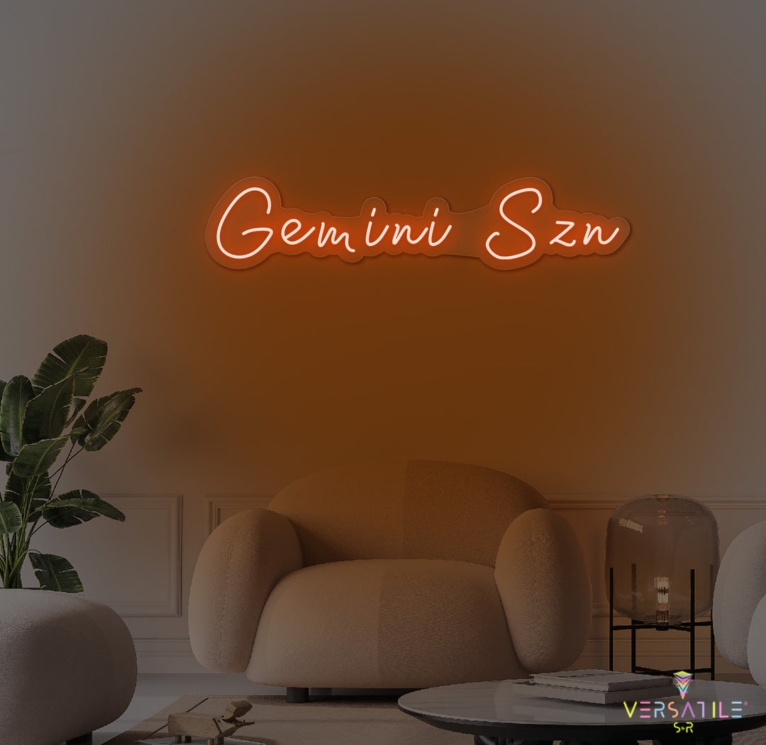 Gemini SZN Neon Sign