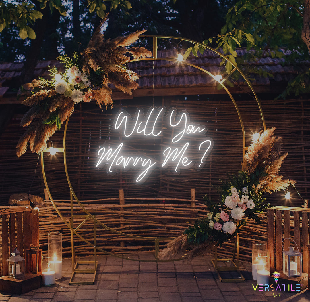 Will You Marry Me? Neon Sign