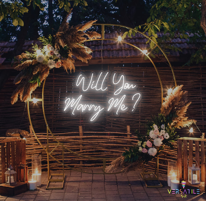 Will You Marry Me? Neon Sign
