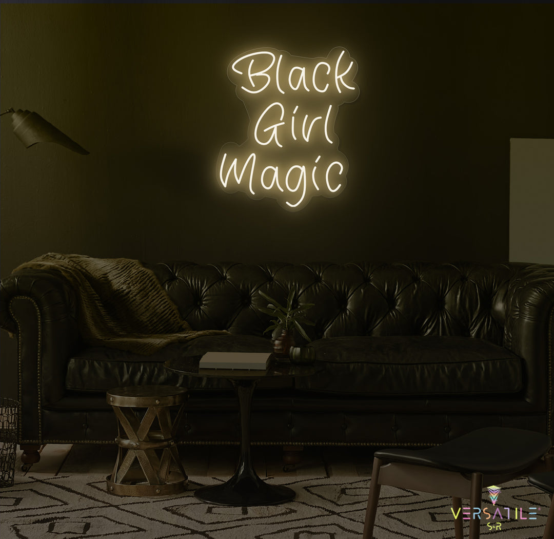 Black Girl Magic Neon Sign