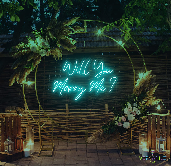 Will You Marry Me? Neon Sign