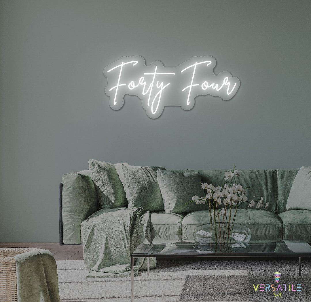 Forty Four Birthday Neon Sign