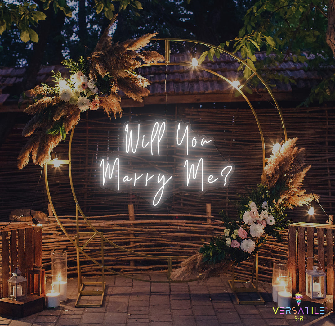 Will You Marry Me? Neon Sign