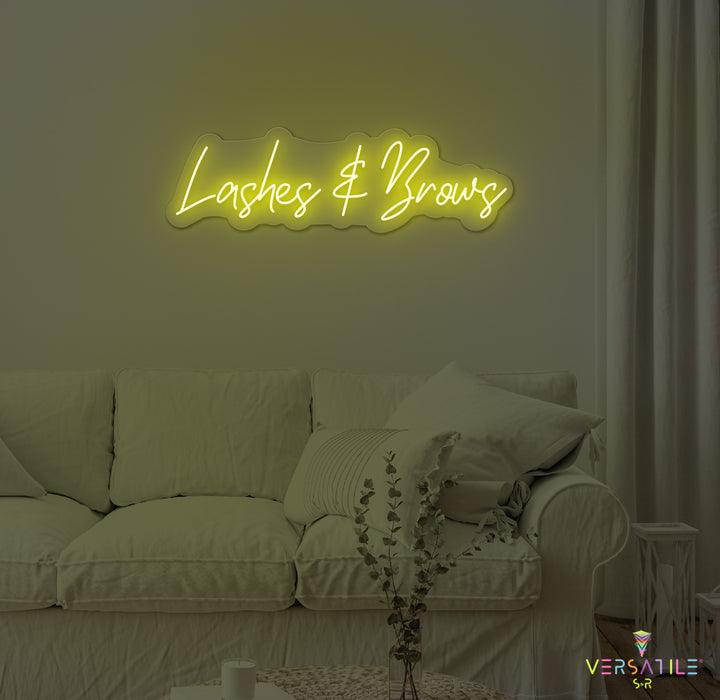 Lashes & Brows Neon Sign