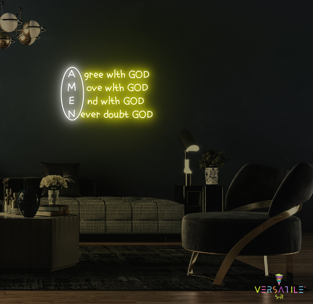 Amen Neon Sign