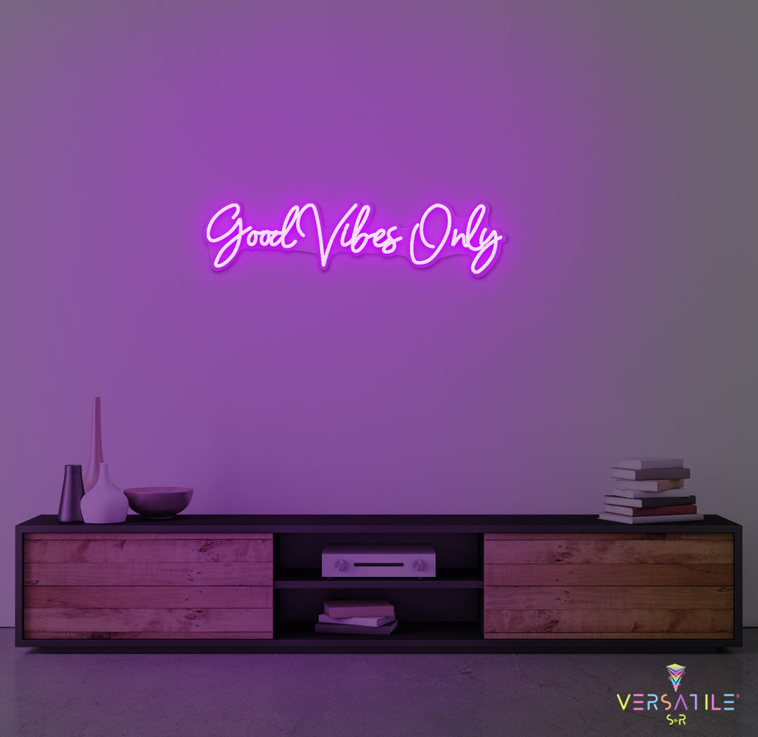 Good Vibes Only Neon Sign