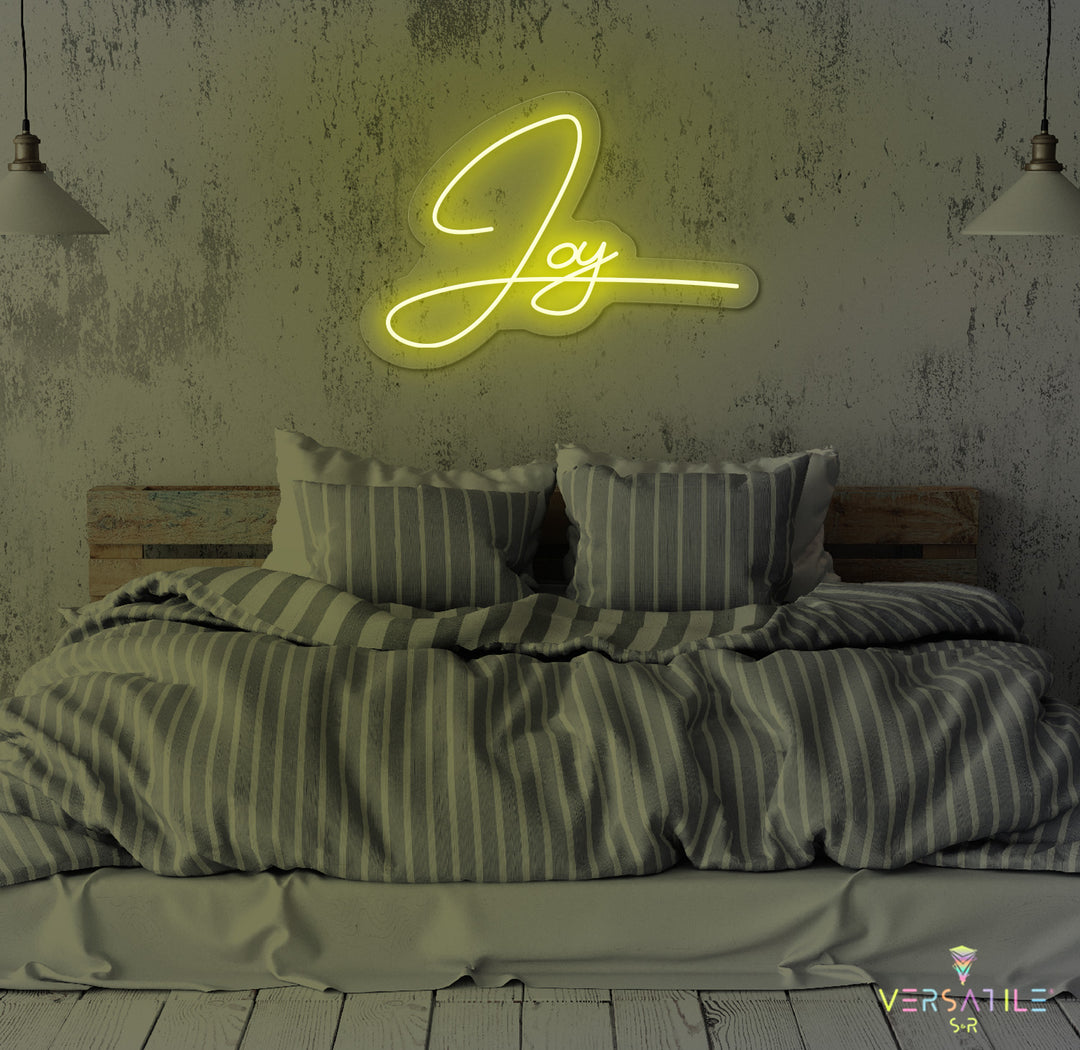 Joy Neon Sign