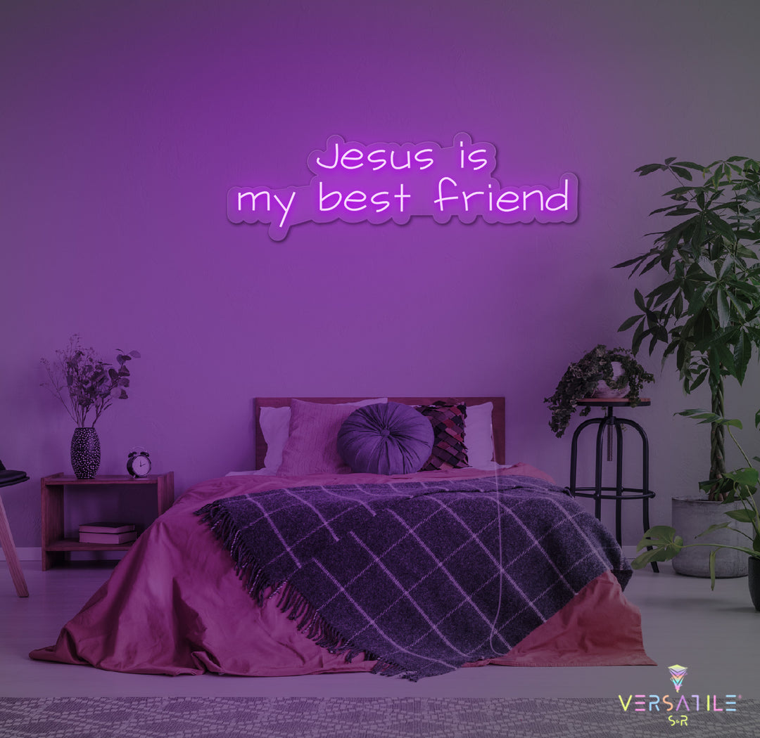 Jesus Is My Bestfreind Neon Sign