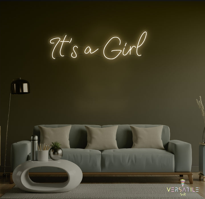 It’s a Girl Neon Sign