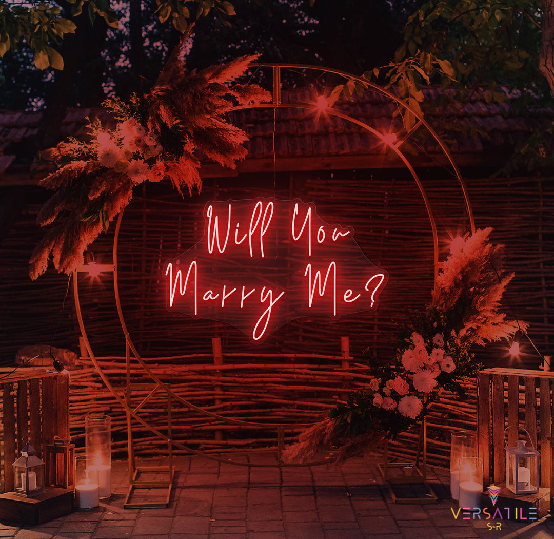Will You Marry Me? Neon Sign