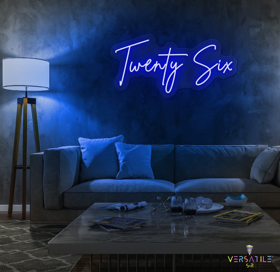 Twenty Six Birthday Neon Sign