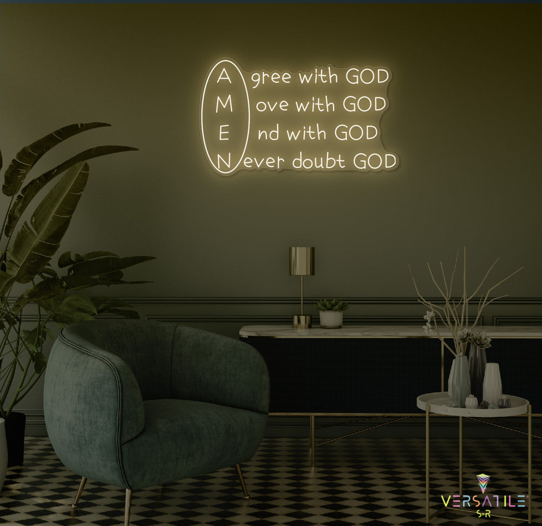 Amen Neon Sign