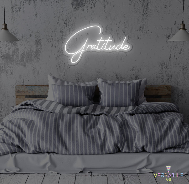 Gratitude Neon Sign