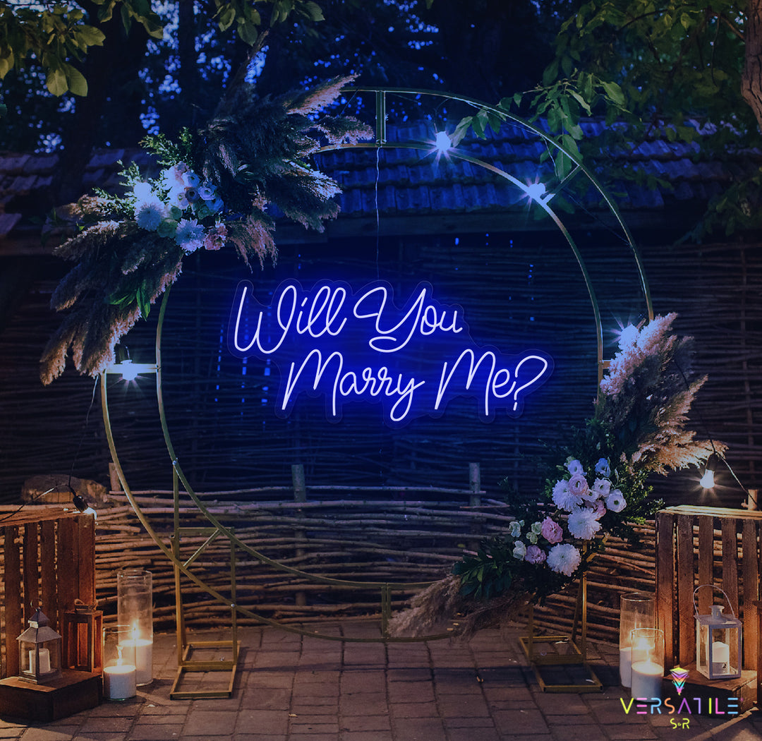 Will You Marry Me? Neon Sign