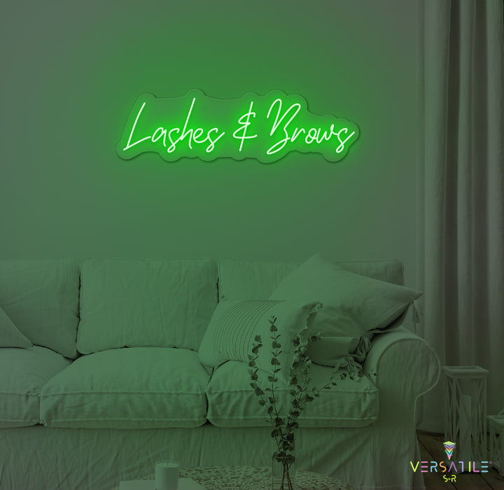 Lashes & Brows Neon Sign