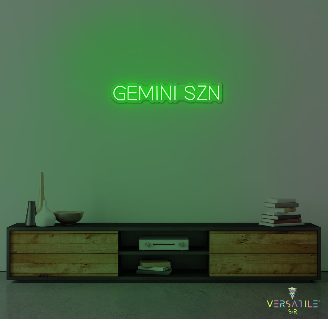 Gemini SZN Neon Sign