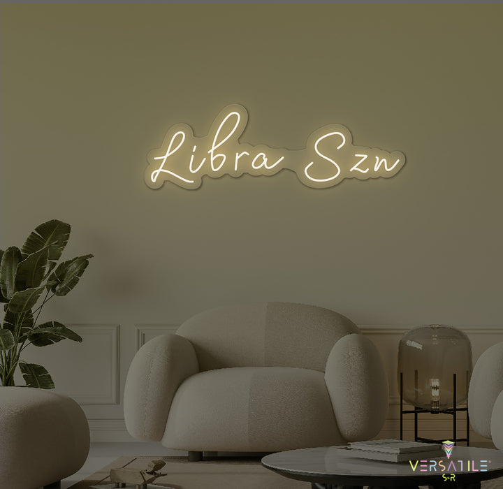Libra SZN Neon Sign