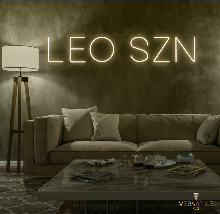 Leo SZN Neon Sign