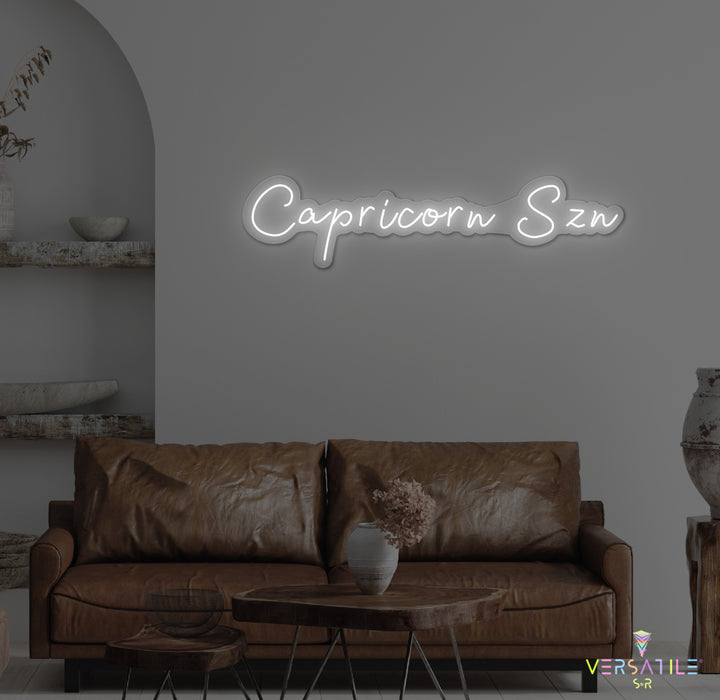 Capricorn SZN Neon Sign