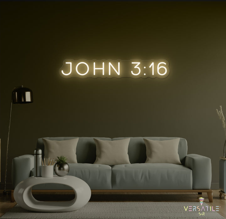 John 3:16 Neon Sign