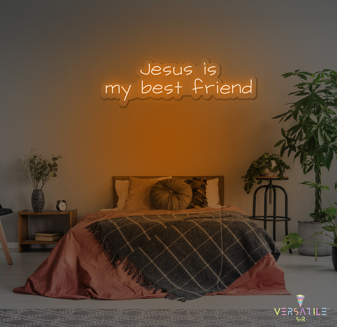 Jesus Is My Bestfreind Neon Sign